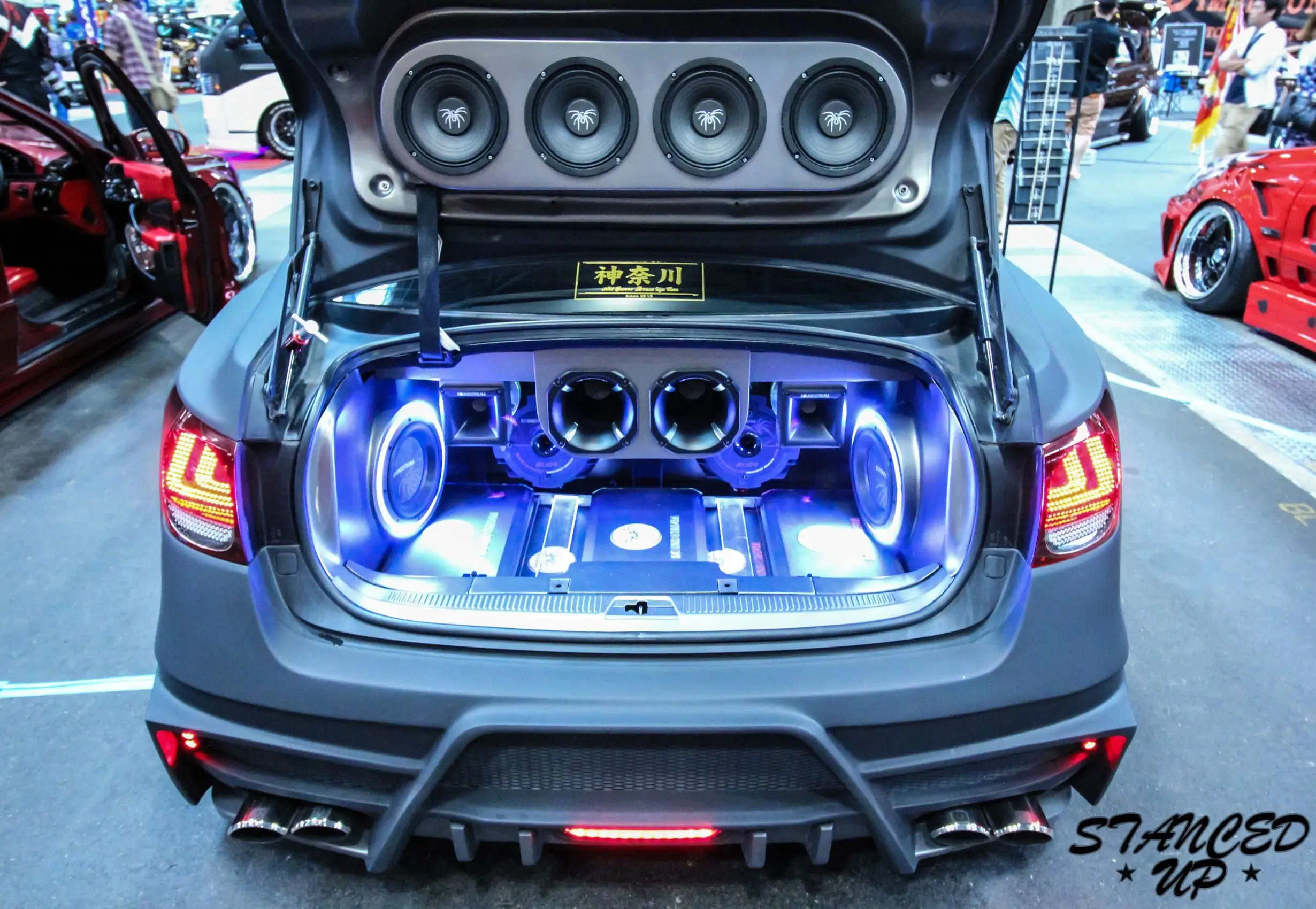 Car audio system installation